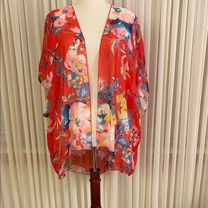 Vibrant Floral Women's Kimono